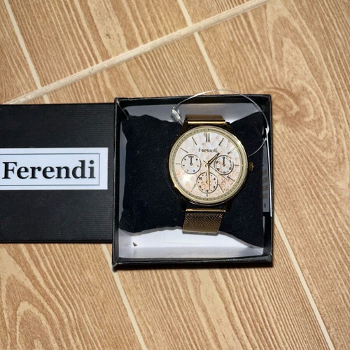 Ferendi women's watch new gold color