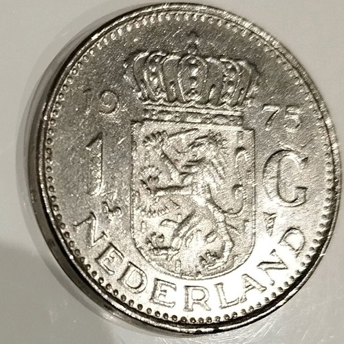 1G Netherlands Coin used from 1975 with Queen Juliana
