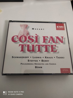 Cosi Fan Tutte CD by Mozart like new, classical music, set of 3