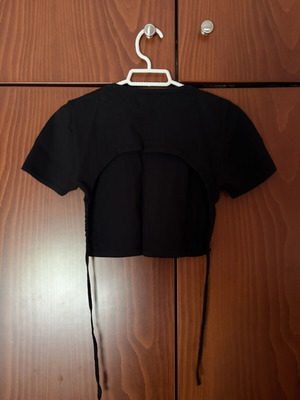 Shein Black Backless Top like new, size M