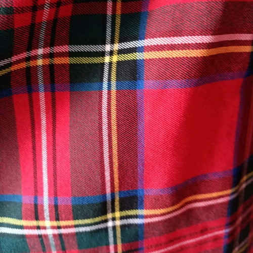 Red checked dress new for 2 years with rib knit top