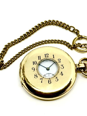 Elgin vintage 1930 αυθεντικό ρολόι τσέπης ιδιαίτερο