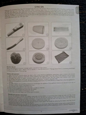 Bath massage device like new