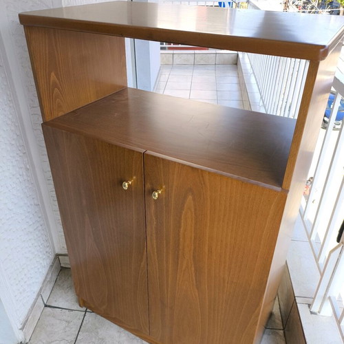 TV cabinet with cupboard and shelf