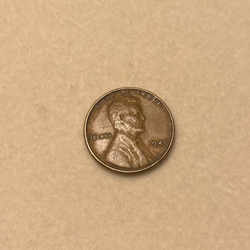 1 cent 1941 new, rare American coin