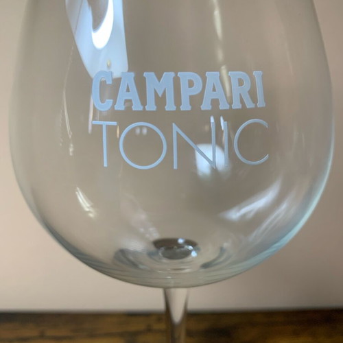 Campari Tonic glasses new, pack of 12