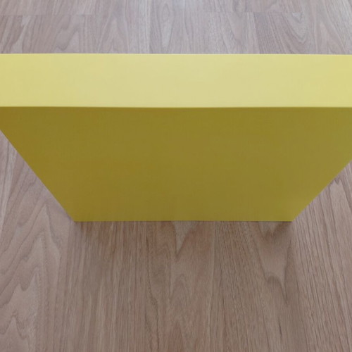 Ikea Lack shelf like new, yellow 30×26×5 cm
