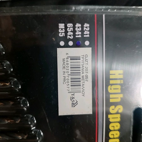 Drill bit set new