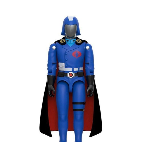 Super7 GI Joe Cobra Commander ReAction+ action figure new 3.75''