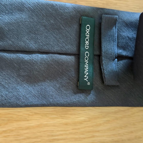 Silk ties Oxford Company like new, blue and black