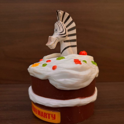 McDonald’s Marty the Zebra figure used, 10 cm, 2005
