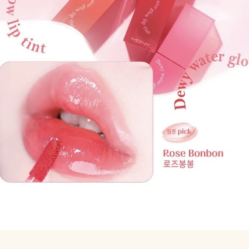 MACQUEEN Dewy Water Glow Lip Tint shade 04 Rose Bonbon like new