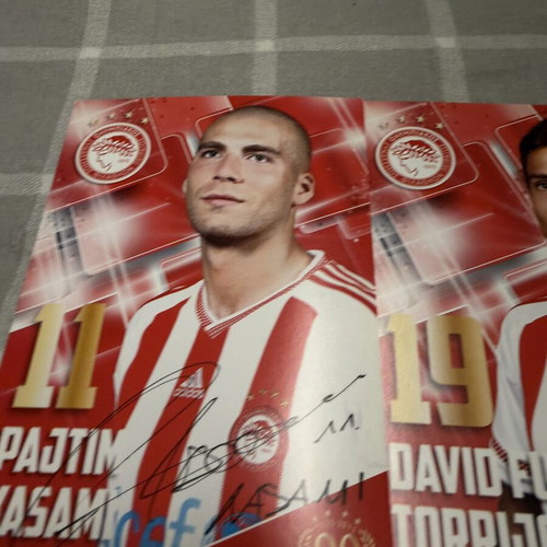 Olympiakos Collectible Cards 90 Years History 2015-16, like new