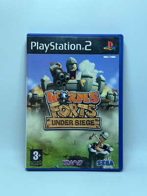 Worms Forts Under Siege PS2 used action adventure game