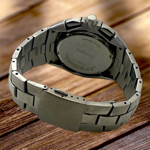 Seiko Arctura chronograph used, waterproof 100m, 48mm