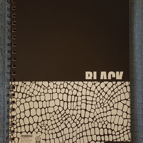 Skag notebook A4 2 subjects new, black & white