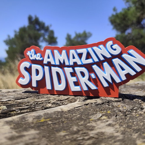 The Amazing Spider-Man 3D Logo Stand new collectible