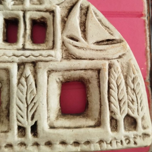 Vintage wall decoration used, 1980s from Tinos