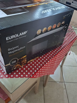 Eurolamp Microwave Oven Black 20L 700W new