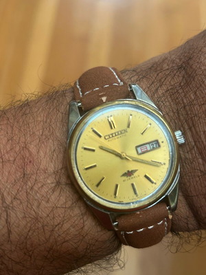 Citizen vintage watch used, automatic and manual, 36mm diameter
