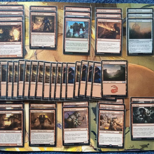 Magic the Gathering Minotaurs Deck 60 cards like new, casual play