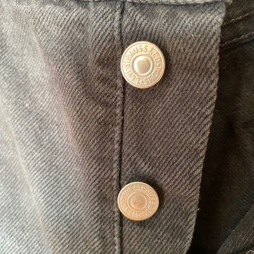 Levi's 501 Vintage Black Denim W34 L34 Made in USA 1997 like new