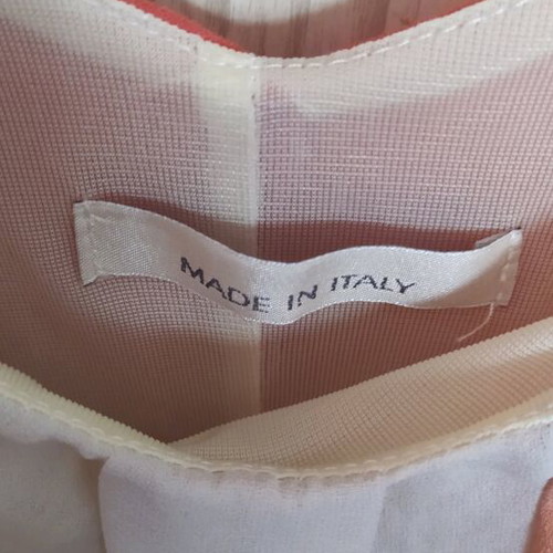 Cocktail dress made in Italy medium-large, like new, coral shades
