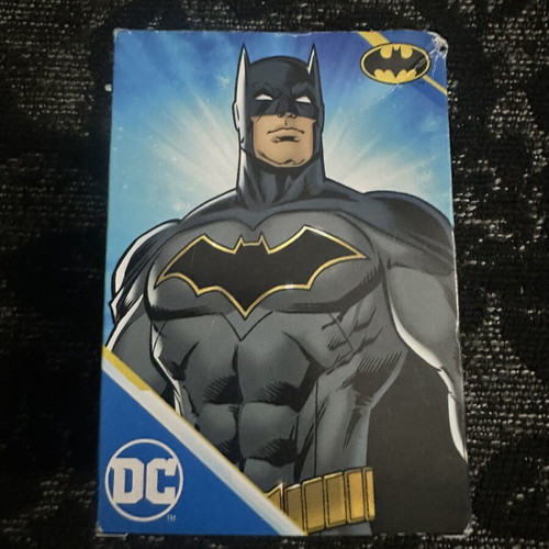 Batman collectible figure with light-up base, Auchan