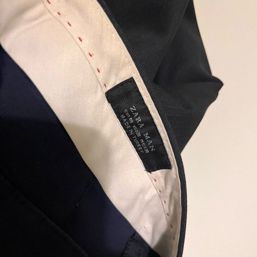 Zara suit pants new, gray, size 48