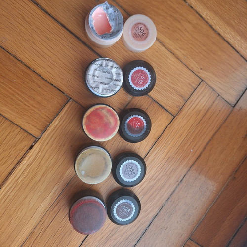 Colored gel 5ml new, set of 6 pieces