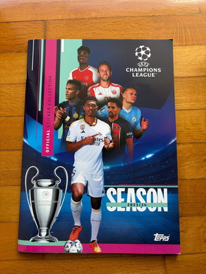 2023-24 Topps Uefa Champions League άλμπουμ σαν καινούργιο, συμπληρωμένο