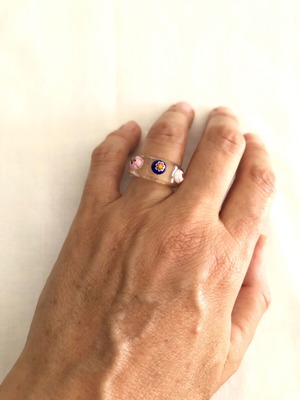 Acrylic ring transparent 80’s like new