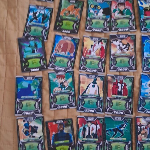 Ben 10 cards used