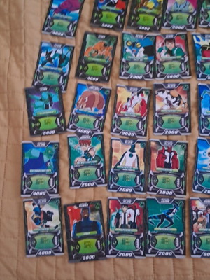 Ben 10 cards used