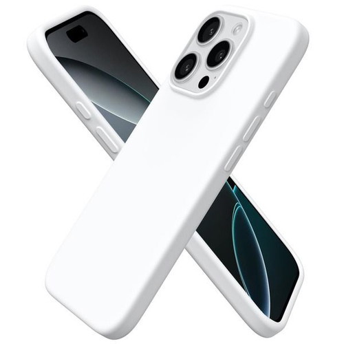 ORNARTO silicone case for iPhone 16 Pro, white