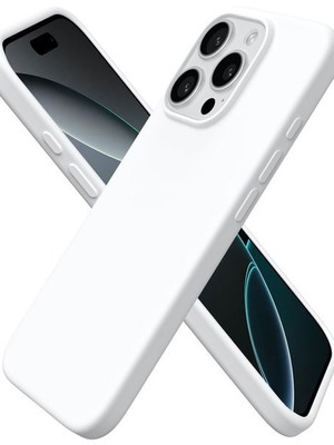 ORNARTO silicone case for iPhone 16 Pro, white