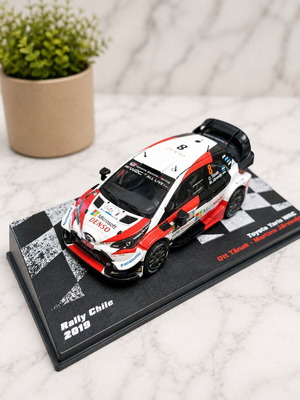 Toyota Yaris WRC Rally Chile 2019 1:43 scale like new