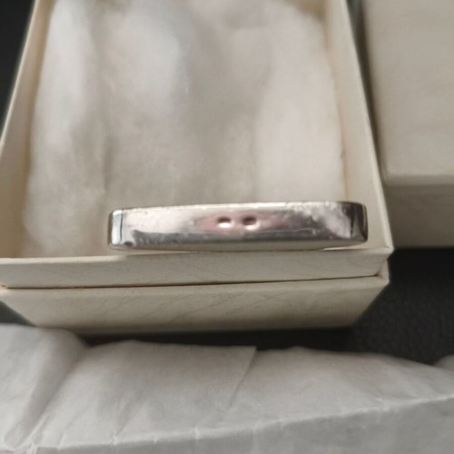 Bvlgari silver key holder like new with original packaging
