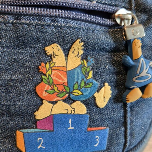 Collectible Athens 2004 Olympic Games denim waist bag like new