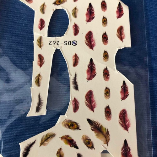 Nail Stickers Set 2 Pieces Water and 3D Used