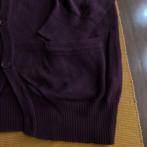Funky Buddha men's cardigan size L bordeaux like new