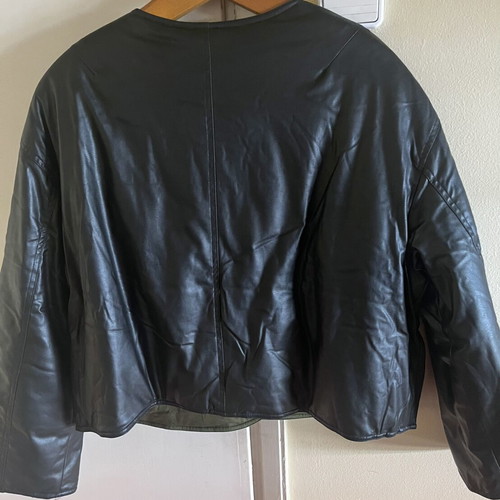 H&M reversible bomber jacket XXL, black and dark green