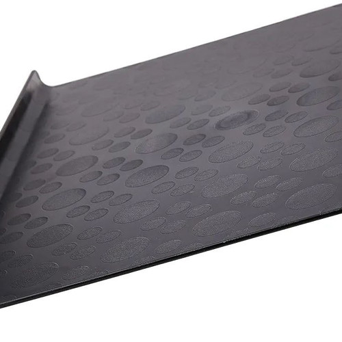 Laptop stand black like new with embossed pattern