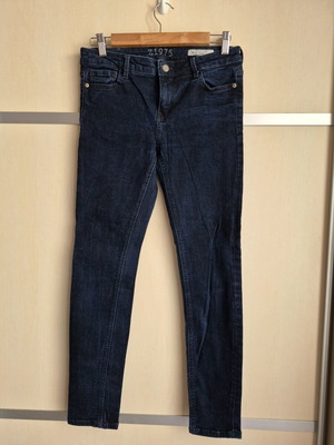 Skinny jeans Zara Z1975 used, size 38, blue