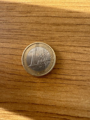 1 Euro coin used