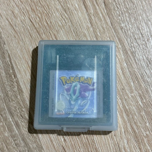 Pokemon Crystal cartridge used, genuine Made in Japan