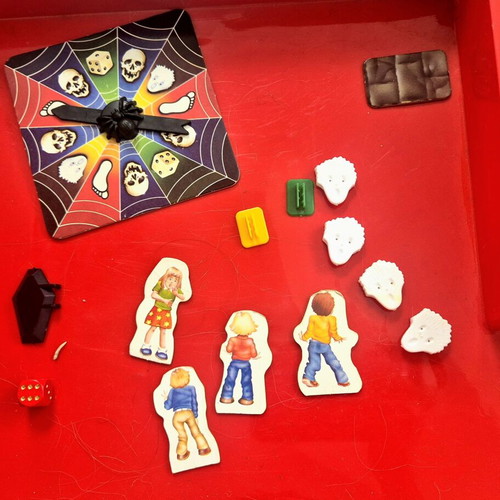 Ghost Castle board game used, missing parts