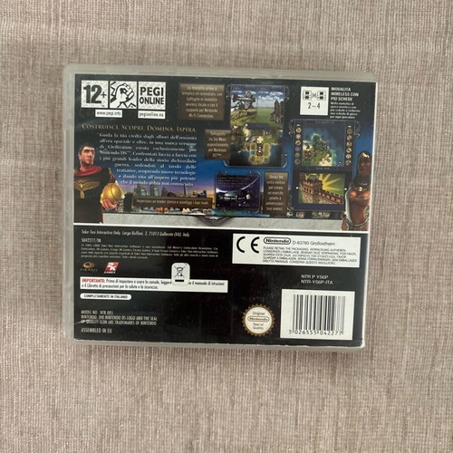 Civilization Nintendo DS used, box and manual only