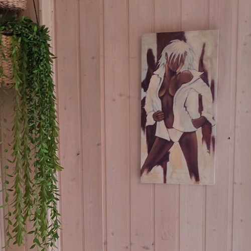 Pierre Farel Canvas Frame like new with Sensuality design