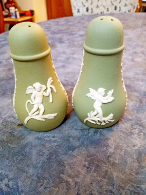 Wedgwood Salt and Pepper Shakers England